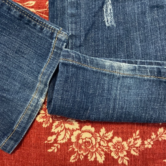 Limited Too super low 14 slim distressed jeans 💕 - Picture 5 of 10